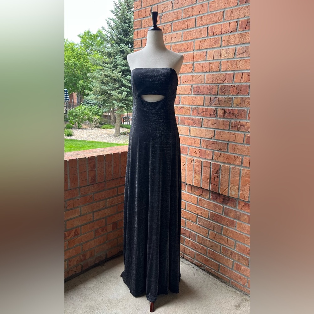 Calvin Klein Black Strapless Dress